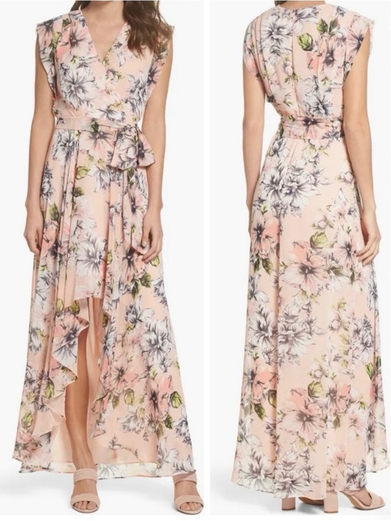 Eliza J Dresses & Skirts - Eliza J size 16 floral high low dress